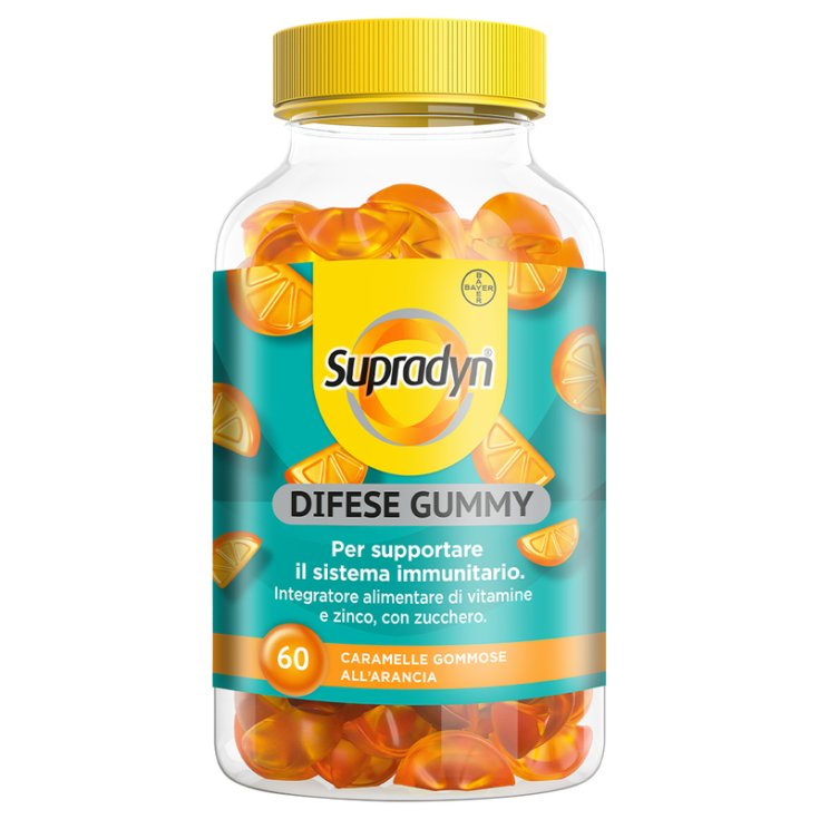 Supradyn Difese Gummy Vitamina C Vitamina D e Zinco 60 Caramelle