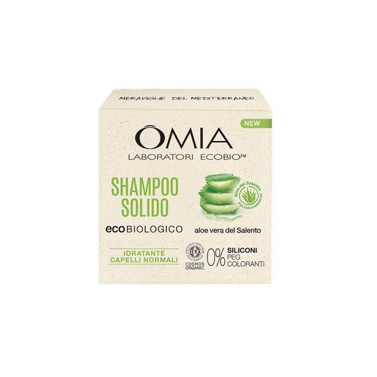 Shampoo Solido Aloe Del Salento Omia 50ml