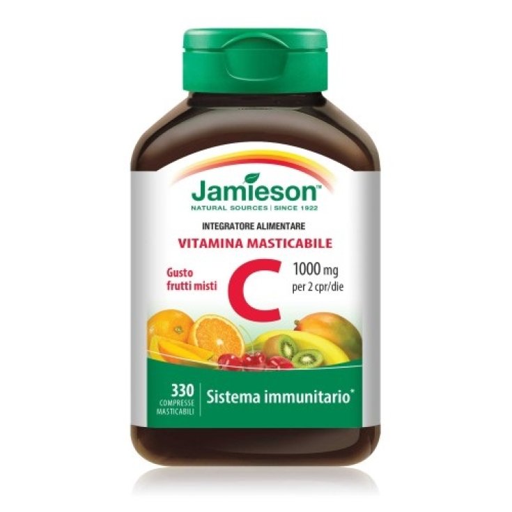 Vitamina C 1000mg Jamieson 330 Compresse Masticabili