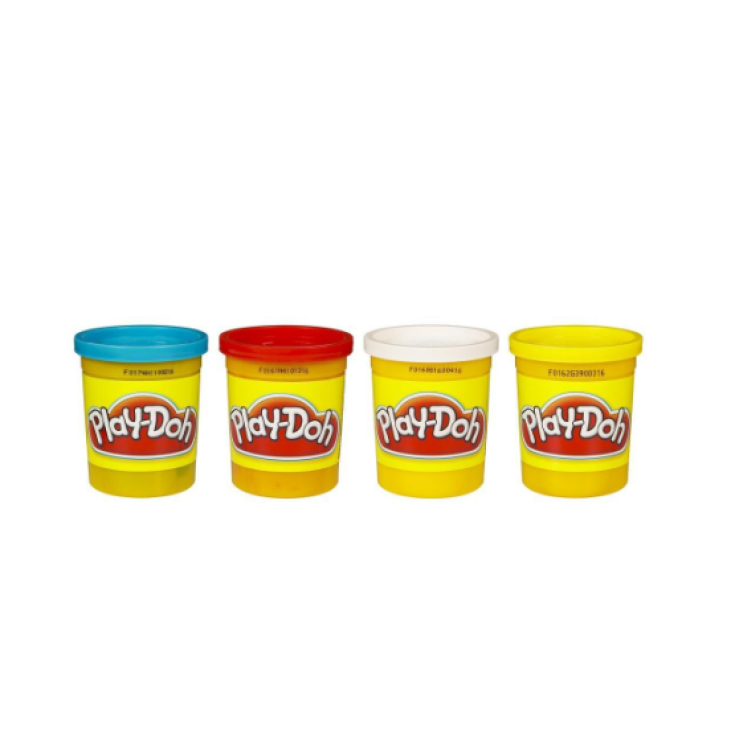 Play-Doh 4 Colori Assortiti Hasbro 4 Vasetti