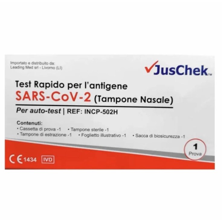 Sars-CoV-2 Antigen Rapid Test JusChek 1 Test