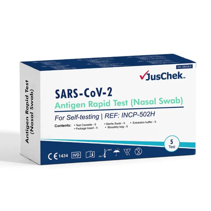 Sars-CoV-2 Antigen Rapid Test JusCheck 5 Test