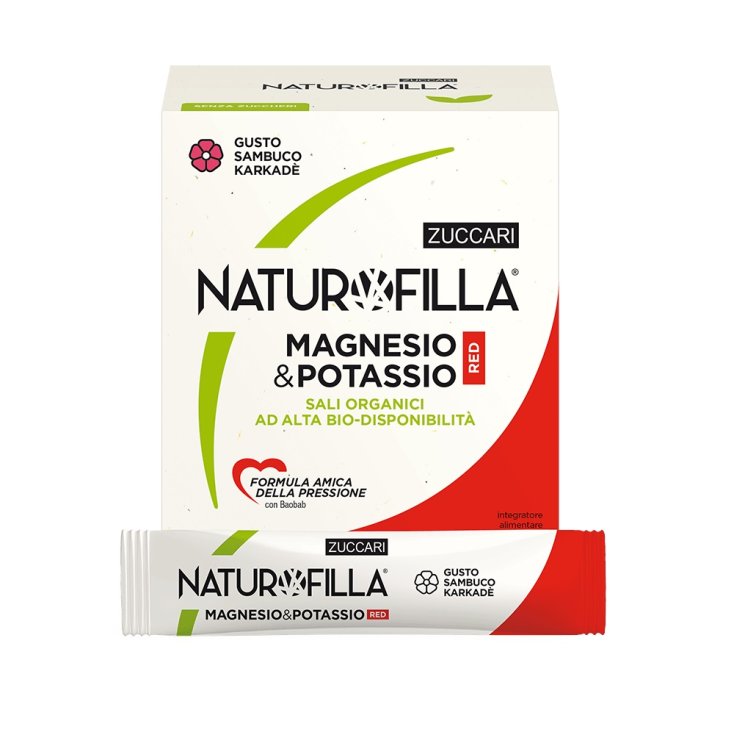 Naturofilla Magnesio&Potassio Red Gusto Sambuco Zuccari 28 StickPack