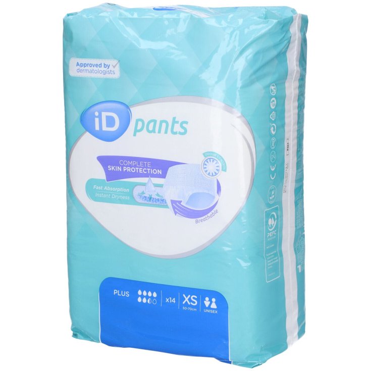 Pannoloni Pull-Up XS ID Pants Plus 14 Pezzi