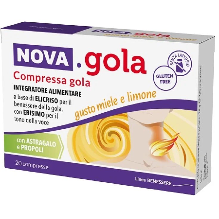 NOVA-Gola Miele Limone 20 Compresse