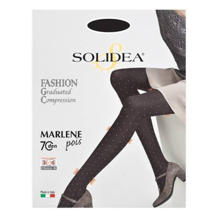 Collant 70 Opaque Marlene Pois Mosto Tg.4 XL-XL Solidea