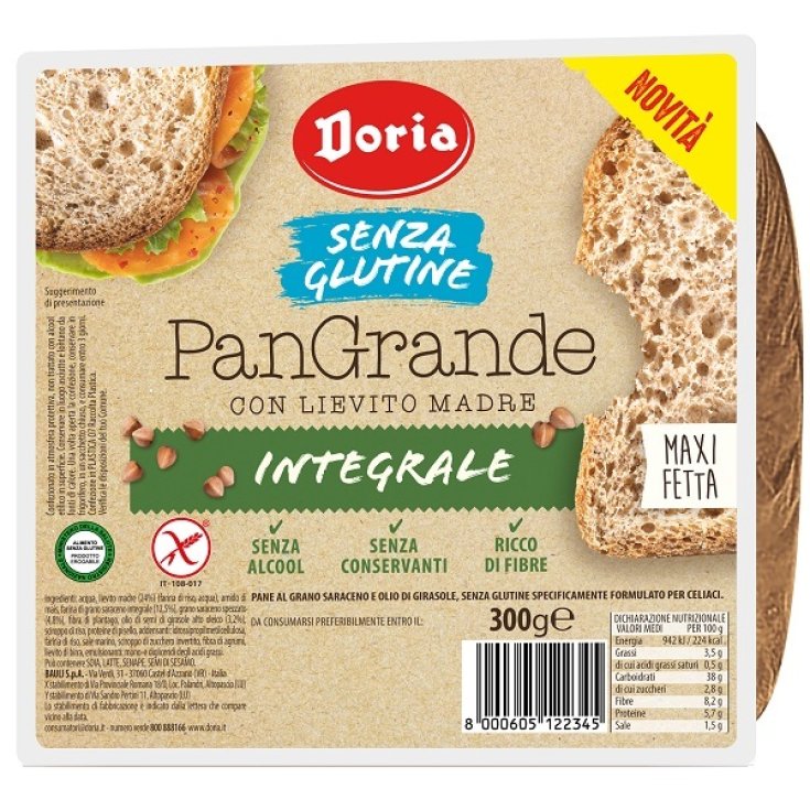 Pangrande Con Lievito Madre Integrale Doria 300g