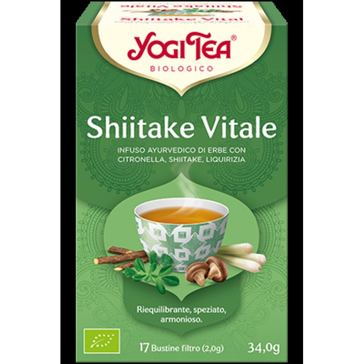Shiitake Vitale Yogi Tea 17 Bustine