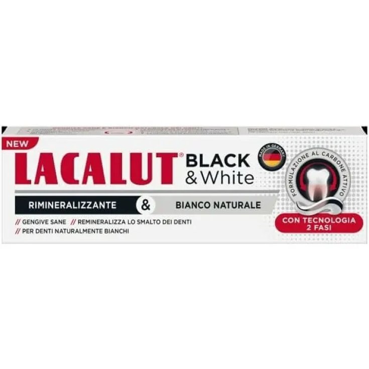 Lacalut Black & White Dentifricio 75ml