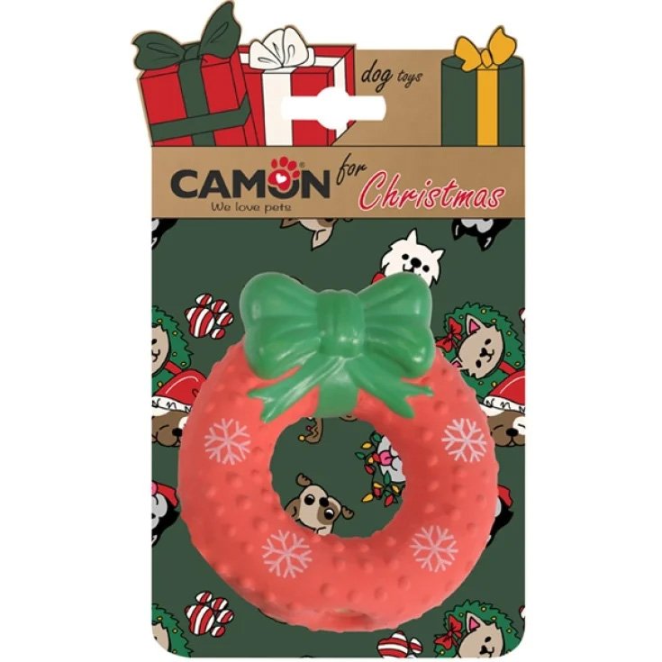 Ciambella Gioco per Cani in Lattice di Natale - &Oslash; 10 CAMON