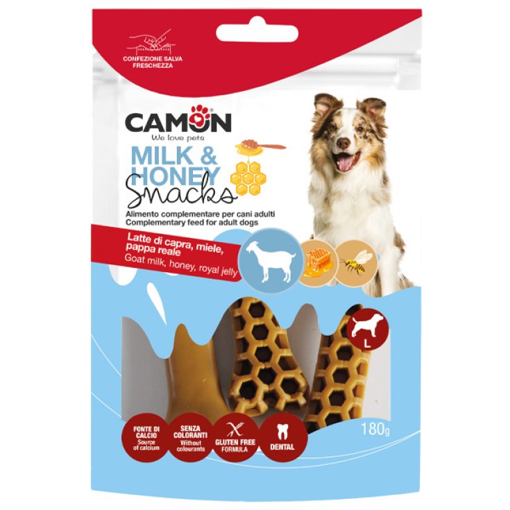 Dog Snack Milk & Honey Bones Multipack - Large - 180Gr. - 3 Pezzi