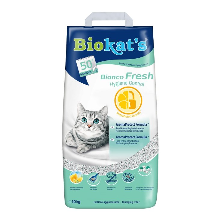 Lettiera Bianco Fresh Biokat's 10Kg