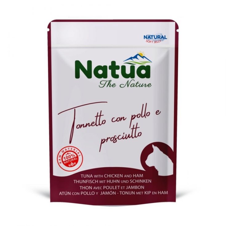 Tonnetto con Pollo e Prosciutto Natua Cat 70g