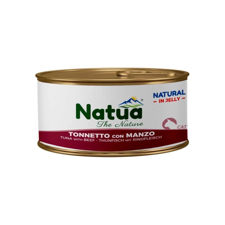 Tonnetto con Manzo in Gelatina Natua Cat 85g