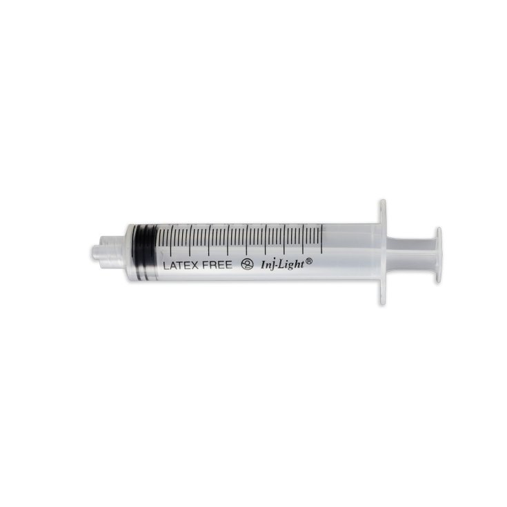 Siringa Inj/light&reg; Ipodermica Senza Ago E Cono Luer Lock 1ml Rays 100 Pezzi