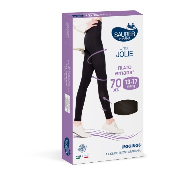 Leggins Emana 70 Jolie Nero Tg.XL Sauber