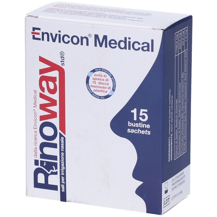 Rinoway® Std Sali Isotonici Envicon Medical 15 Bustine