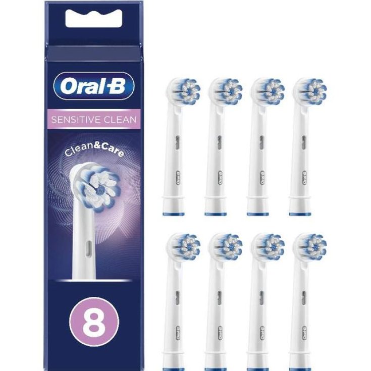 Testine Di Ricambio Oral-B Sensitive Clean 8 Pezzi