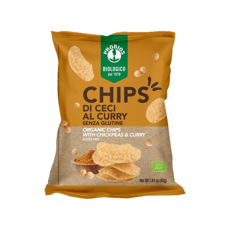 Chips Di Ceci Al Curry Probios 40g