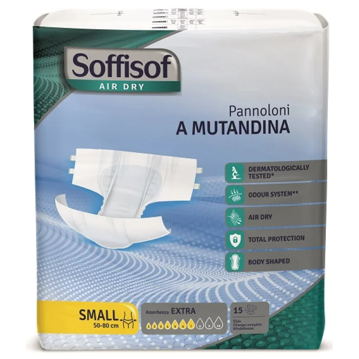 Pannoloni Mutandina Air Dry Extra S Soffisof 15 Pezzi