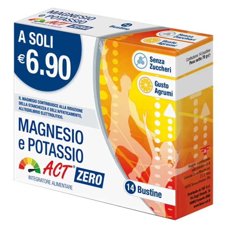 Magnesio e Potassio ACT® Zero 14 Bustine