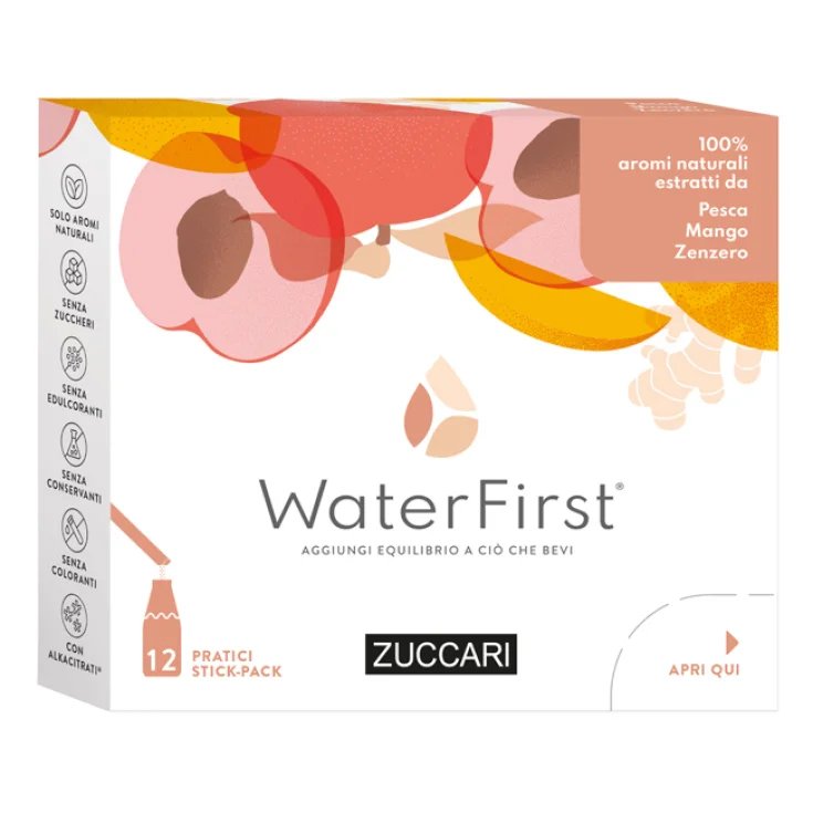 WaterFirst® Pesca, Mango, Zenzero ZUCCARI 12 Stick