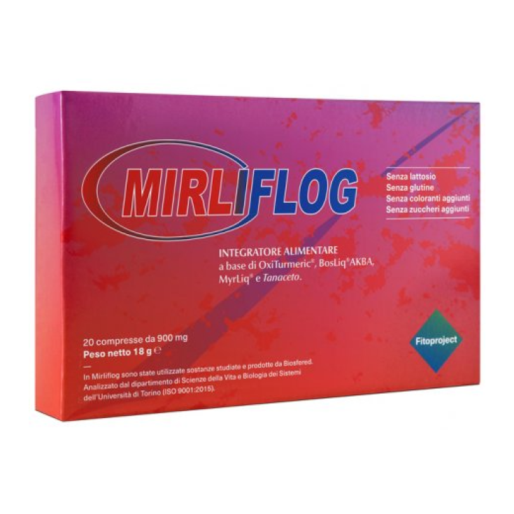 Mirliflog Fitoproject 20 Compresse