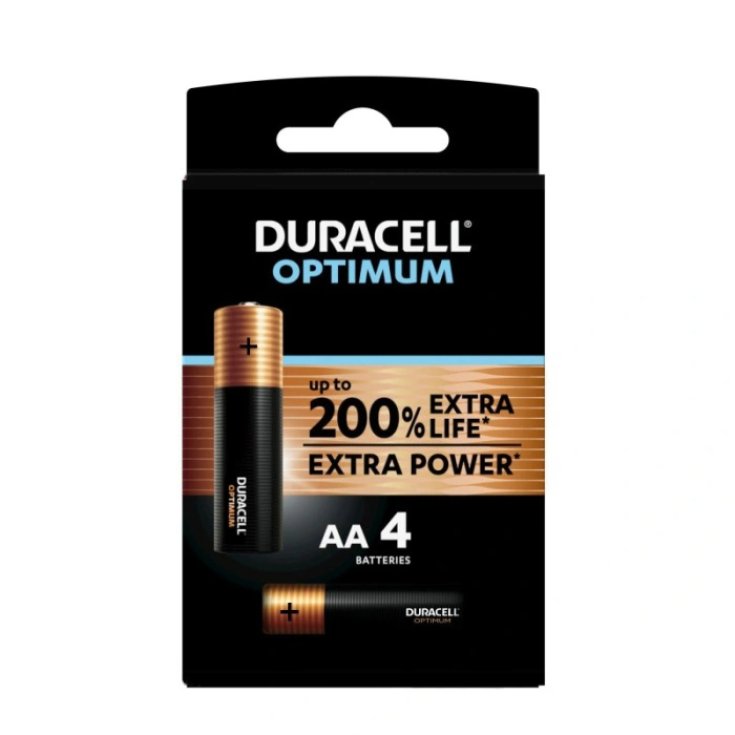 Optimum AA B4 Duracell 4 Pezzi