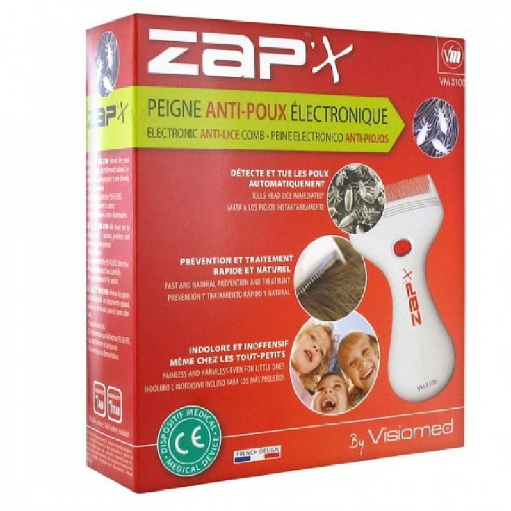 Zap X Pettine Antipidocchi Elettronico Visiomed 1 Pezzo