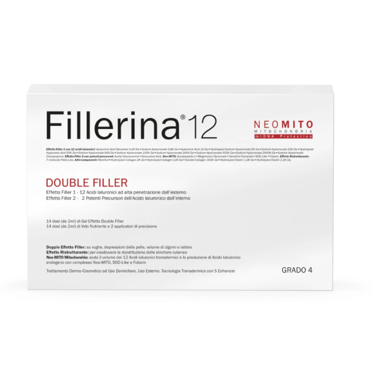 Fillerina 12 Double Filler Neo Mito Base Grado 4 30ml 14+14 Dosi