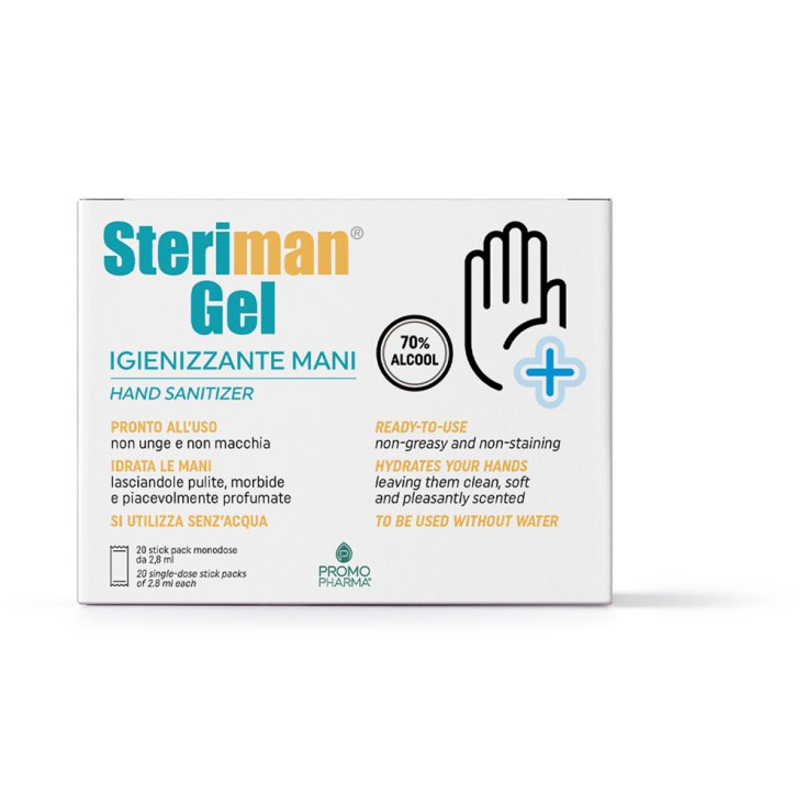 Steriman® Gel 70 Igienizzante Mani PROMOPHARMA® 20 Stick