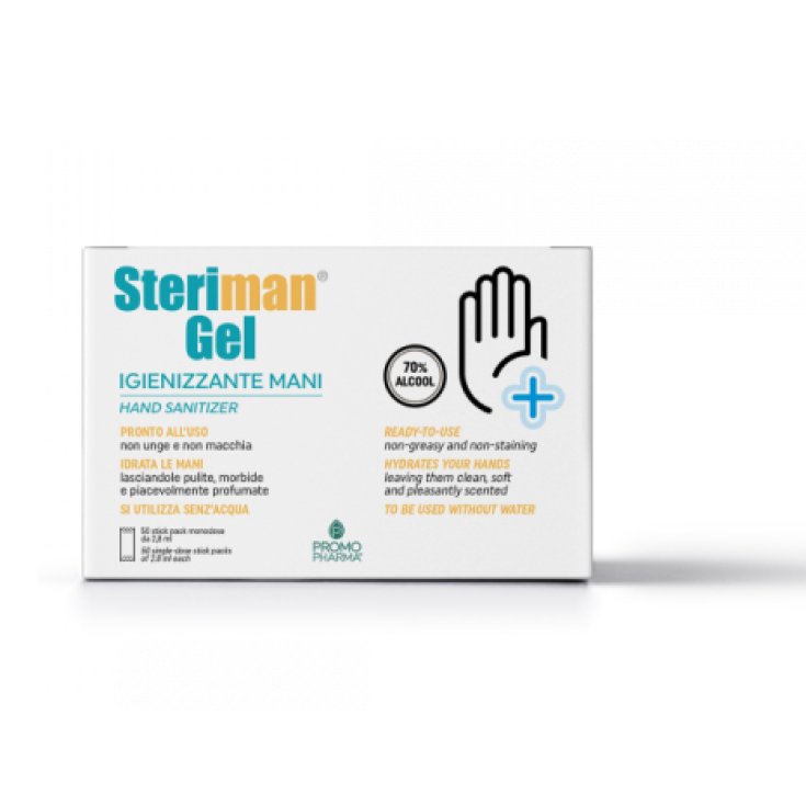 Steriman® Gel 70 Igienizzante Mani PROMOPHARMA® 50 Stick