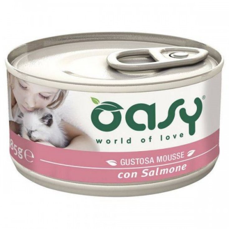 Oasy® - Mousse Salmone Gatto Adulto 85g