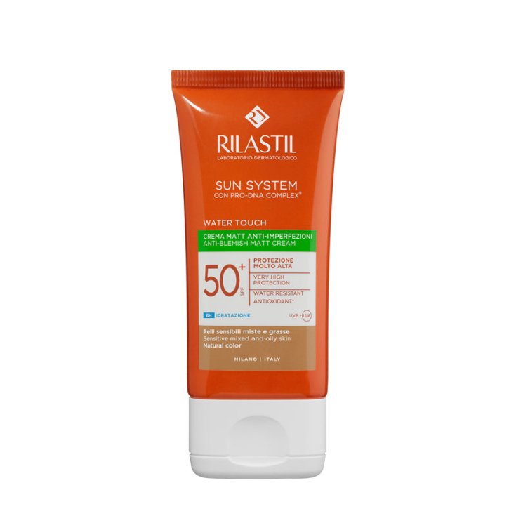 Sun System Water Touch Matt Crema Spf50+ Colorata Rilastil 50ml