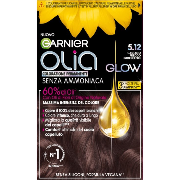 Olia Glow 5.12 Castano Medio Cangiante Garnier