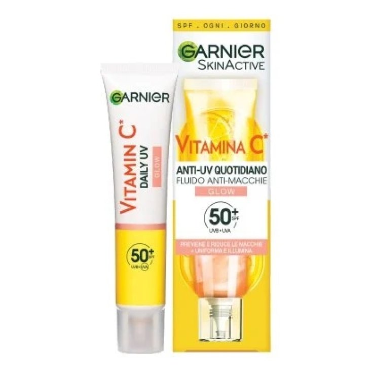 Anti-UV Fluido Quotidiano Anti-Macchie Illuminante SPF50+ Garnier 40ml