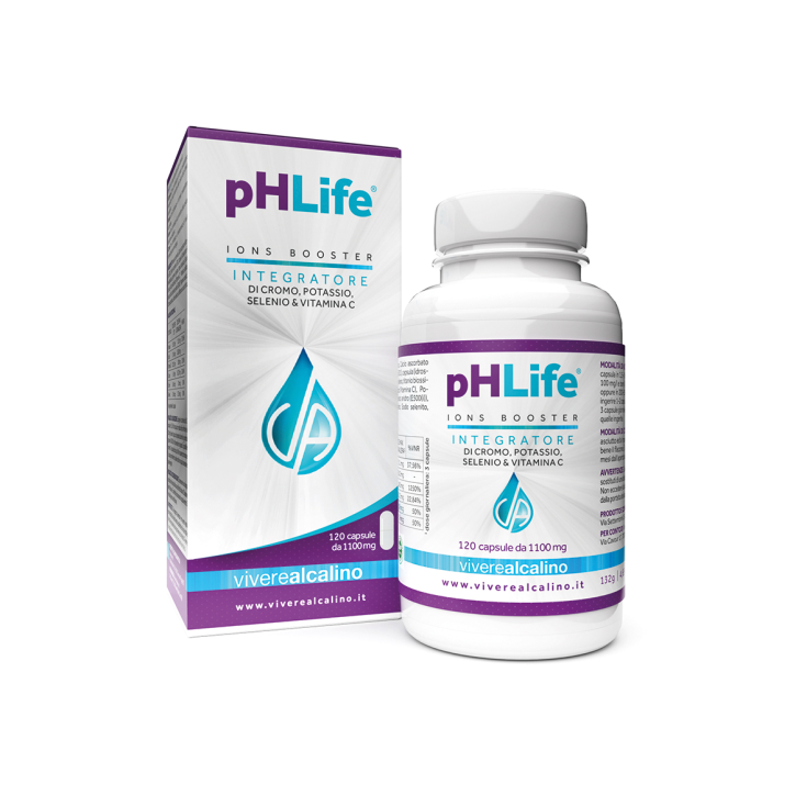 pHLife® IONS BOOSTER Vivere Alcalino 120 Capsule
