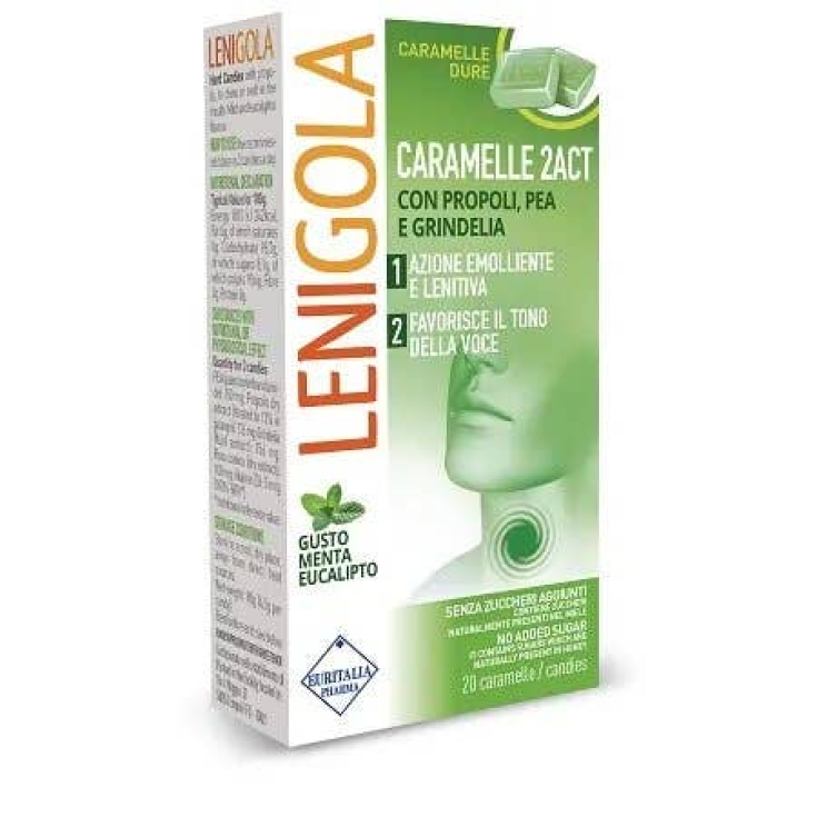 Caramelle 2ACT Menta-Eucalipto Lenigola 20 Pezzi