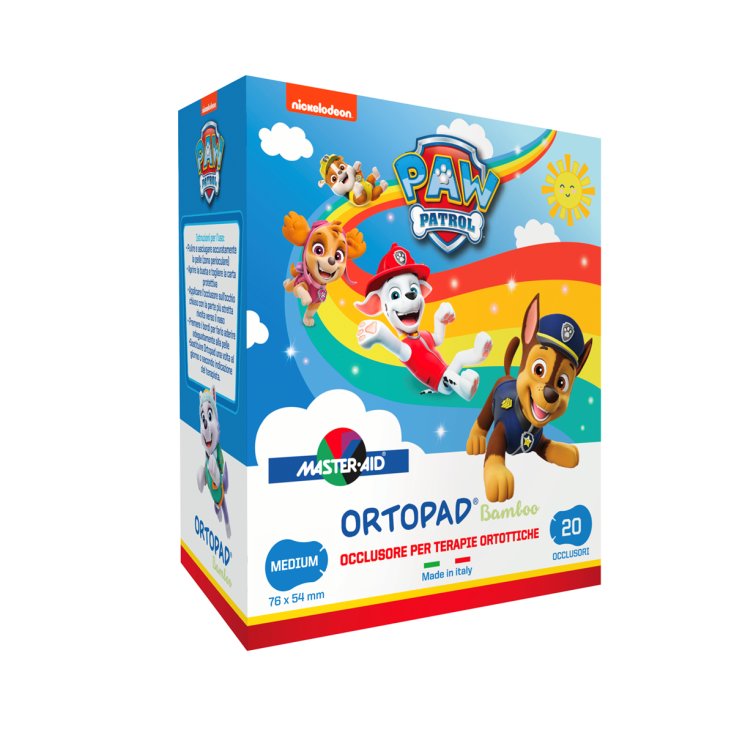 Ortopad Paw Patrol Medium Master•Aid 20 Pezzi