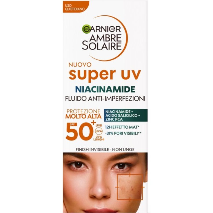 Fluido Anti-Imperfezioni SPF50+ con Niacinamide Garnier AS 40ml