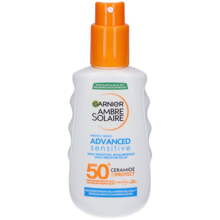 Ambre Solaire Spray Protettivo Ceramidi SPF50+ Advanced Sensitive Garnier 150ml