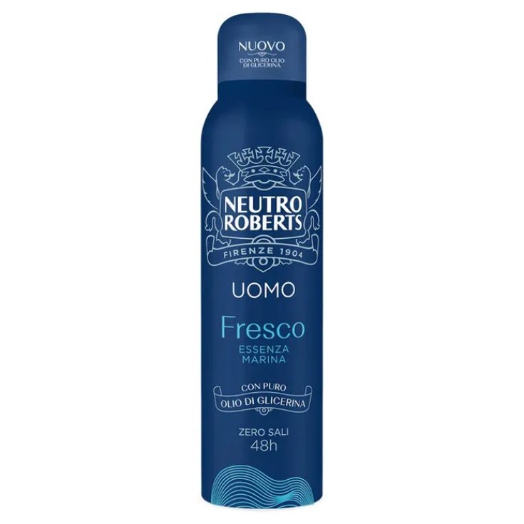 Deo Spray Uomo Fresco Essenza Marina Neutro Roberts 150ml