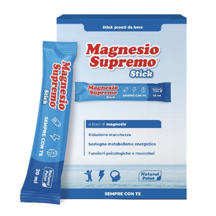 Magnesio Supremo Stick Natural Point 20 Stick