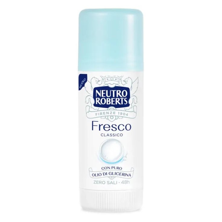 Deo Stick Fresco Azzurro Zero Sali Neutro Roberts 40ml