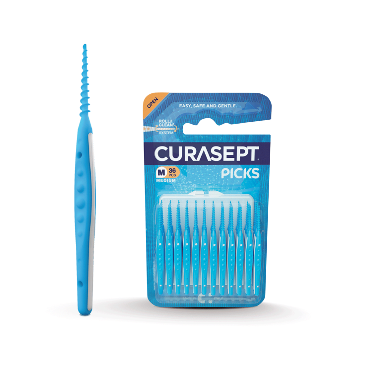 Picks Scovolini Monouso Medium Curasept 36 Pezzi