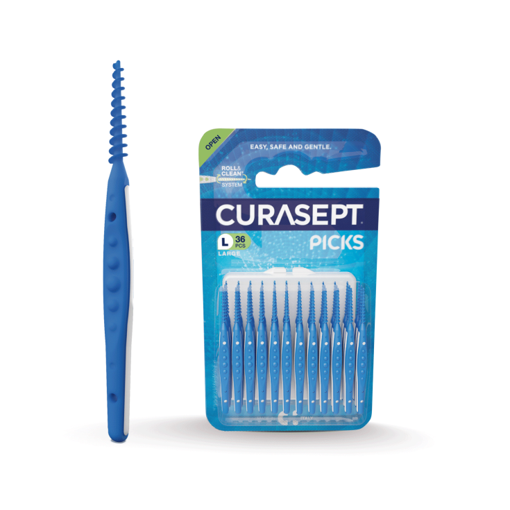 Picks Scovolini Monouso Large Curasept 36 Pezzi