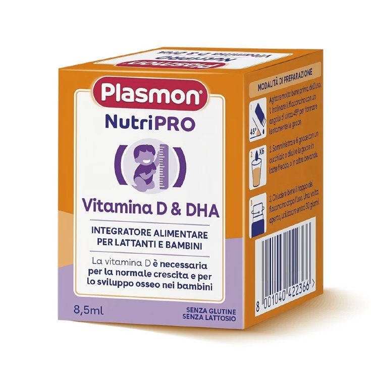 NutriPRO Vitamina D & DHA Plasmon 8,5ml