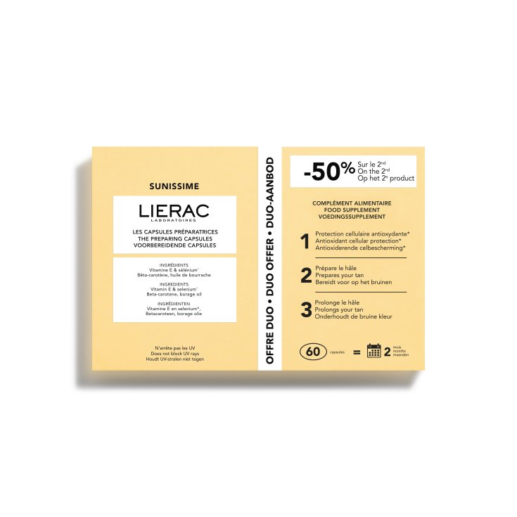 Sunissime Duo Capsule Preparatrici Lierac 60 Capsule