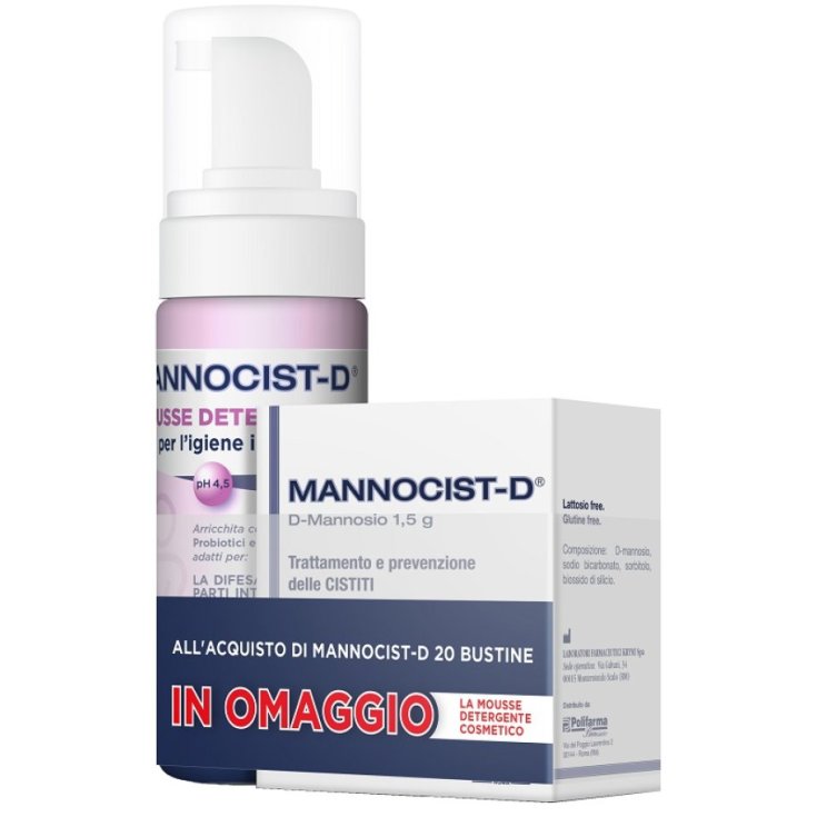  Mannocist-D + Mousse Polifarma Benessere 20 Bustine
