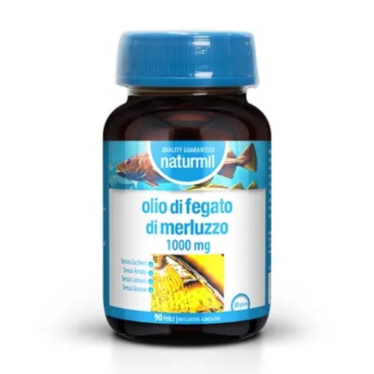 Olio di Fegato di Merluzzo 1000mg Naturmil 90 Perle